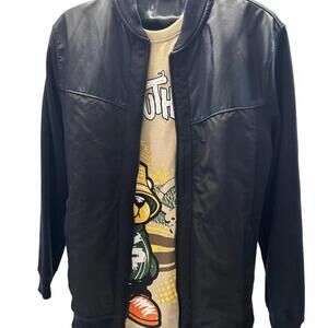 Calvin Klein Lightweight Black Zip Up Jacket Men’s Small - NEW